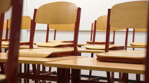 Chairs in a classroom