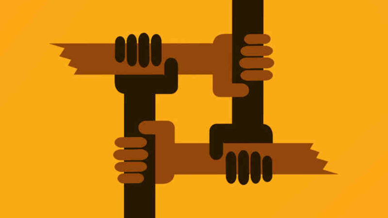 Locked arms