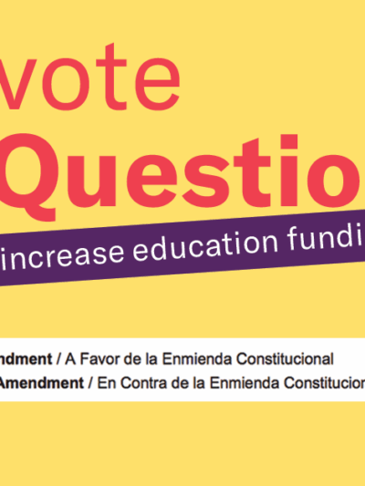 I will vote FOR Question 1