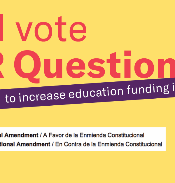 I will vote FOR Question 1