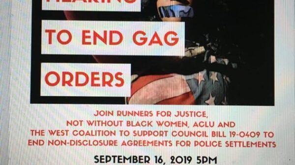 Hearing to End Gag Orders September 16 2019 at 5pm