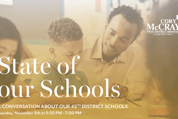 State of Our Schools conversation with Senator McCray