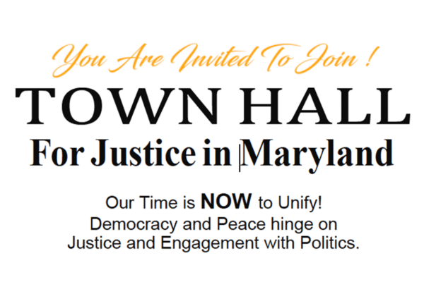 You're invited to a Town Hall for Justice in Maryland hosted by Leaders of a Beautiful Struggle and BUILD on November 20, 2020 at 7pm.