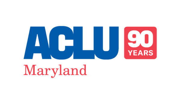 ACLU of Maryland 90 Years logo - square