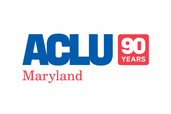 ACLU of Maryland 90 Years logo - square
