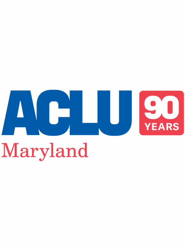 ACLU of Maryland 90 Years logo - square