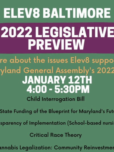 Elev8 Baltimore 2022 Legislative Preview
