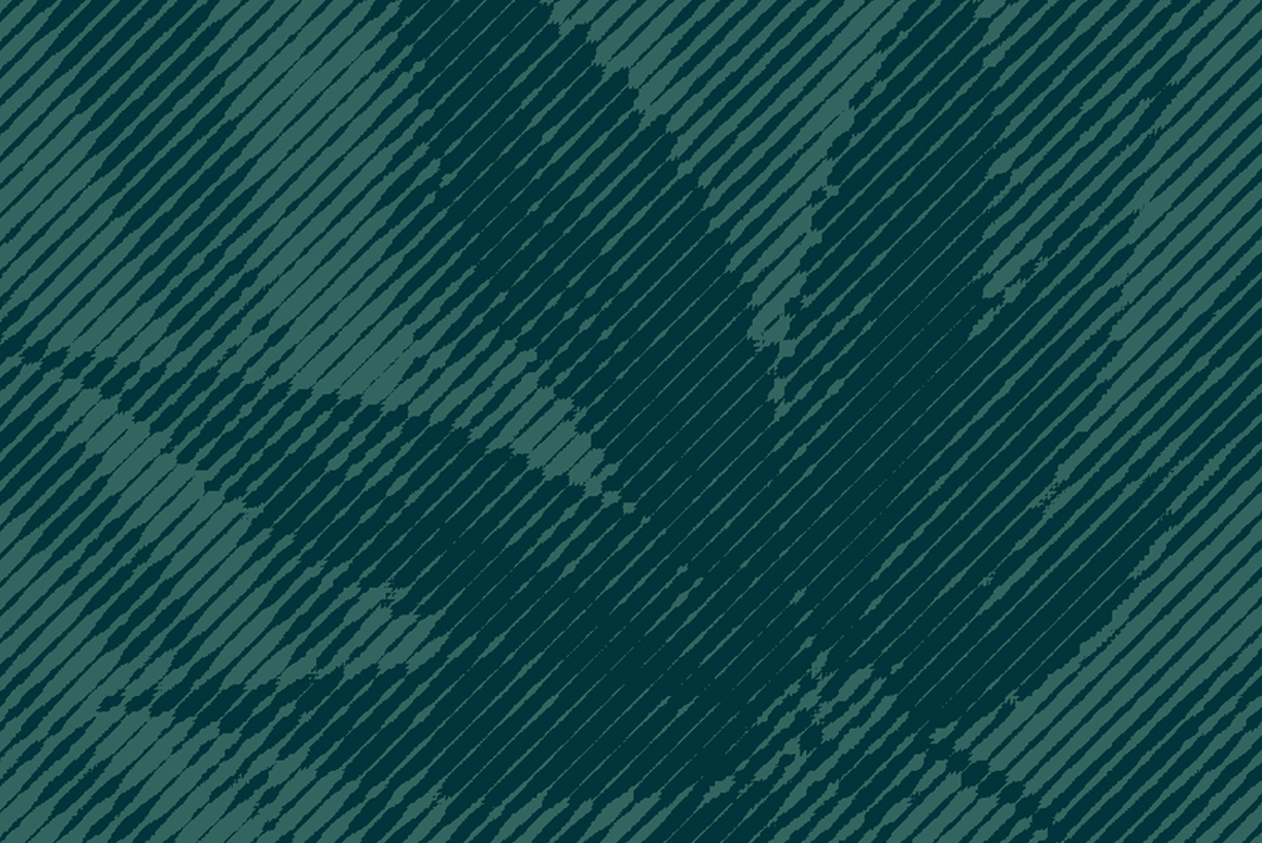 Marijuana leaf with a dark and light green photoshop treatment on it to look like there are lines through it.