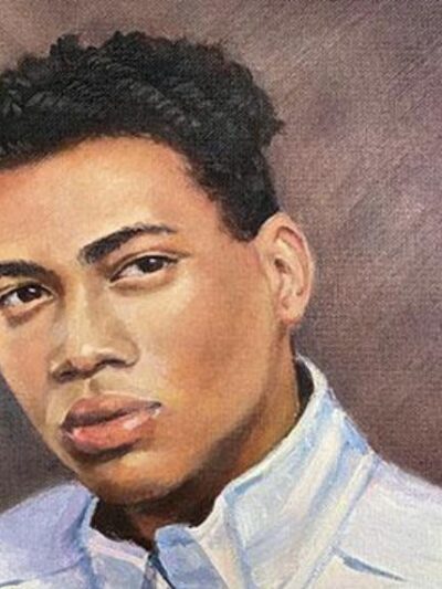 Color drawing of Anton Black
