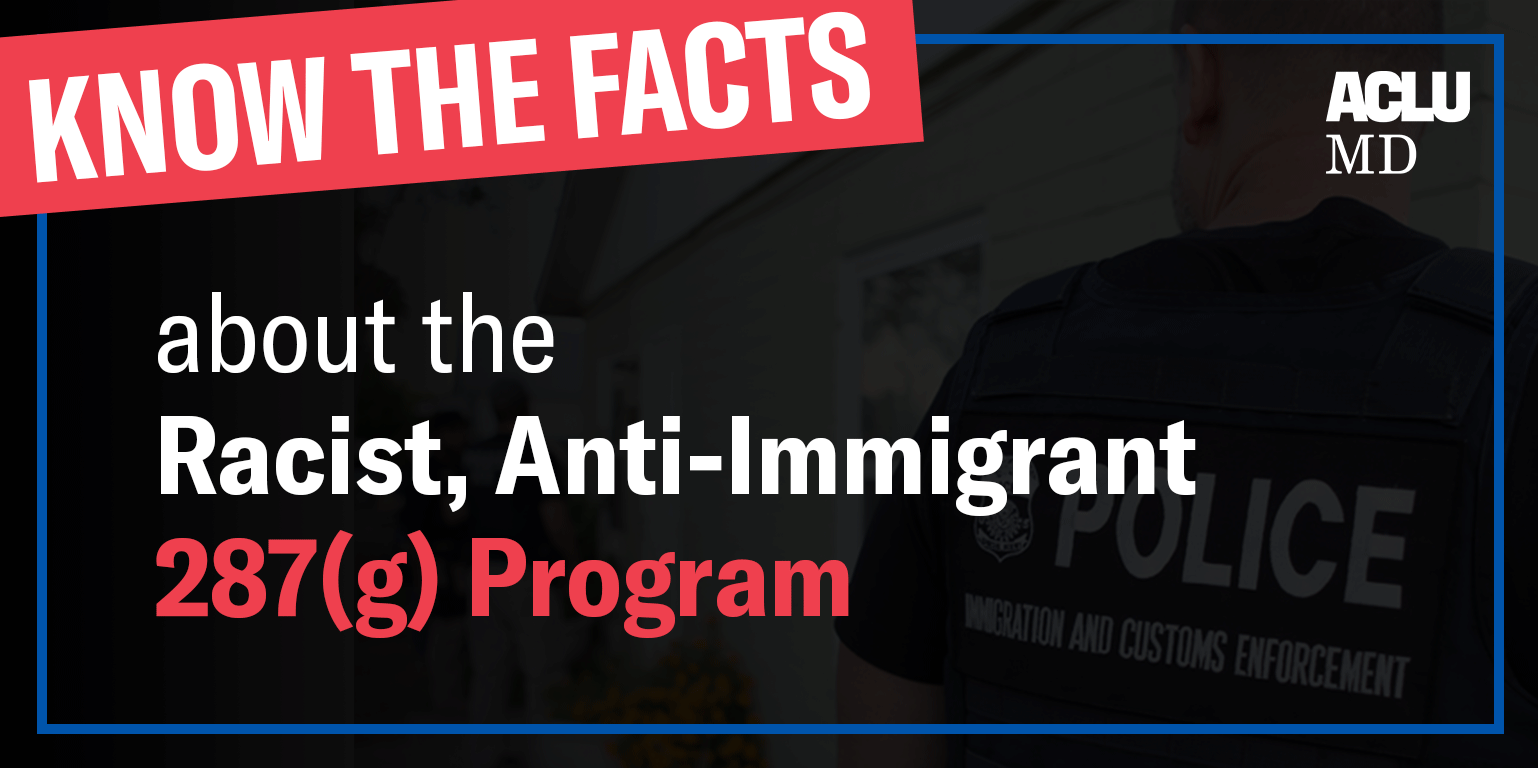 Know the Facts about the Racist, Anti-Immigrant 287(g) Program - ACLU ...