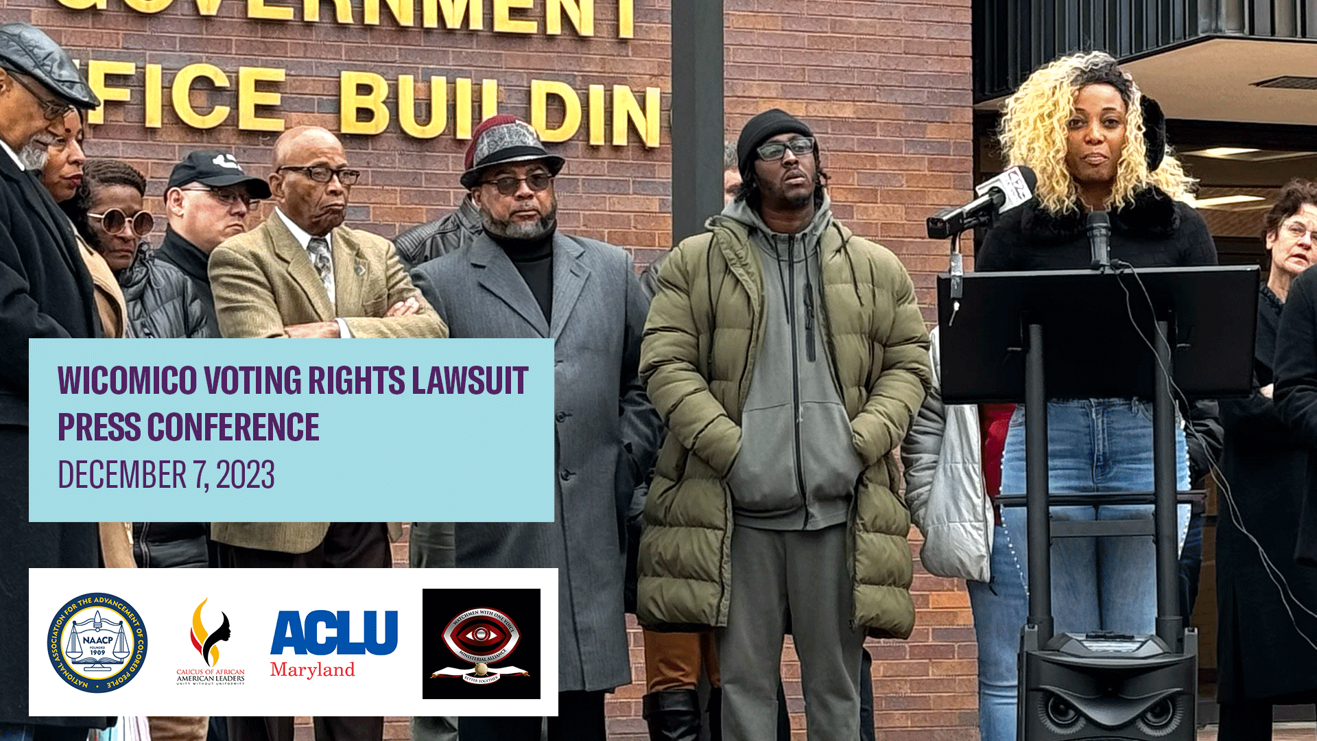 Wicomico County Voting Rights Press Conference Highlights - ACLU of ...