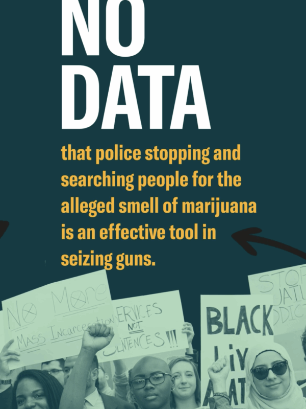 No Data that Stops & Searches for Alleged Smell of Marijuana is Effective Tool in Seizing Guns