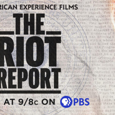 PBS promo image for The Riot Report.