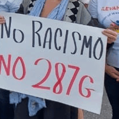 No Racismo. No 287g.
