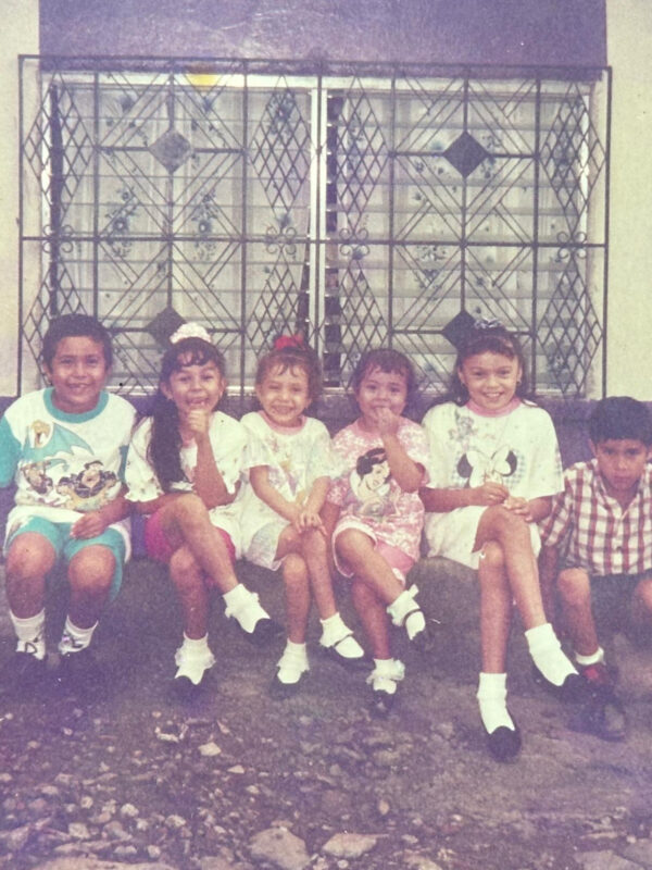 Lorena Diaz and her cousins.