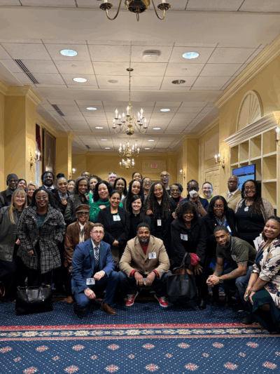 Group of Second Look advocates in the halls of Maryland Congress