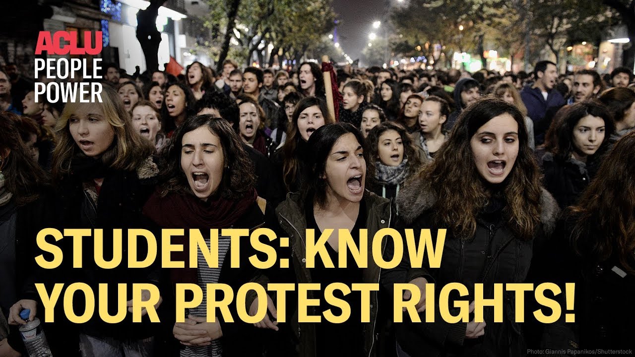 Students' Rights: Know Your Protest Rights! (Recap)
