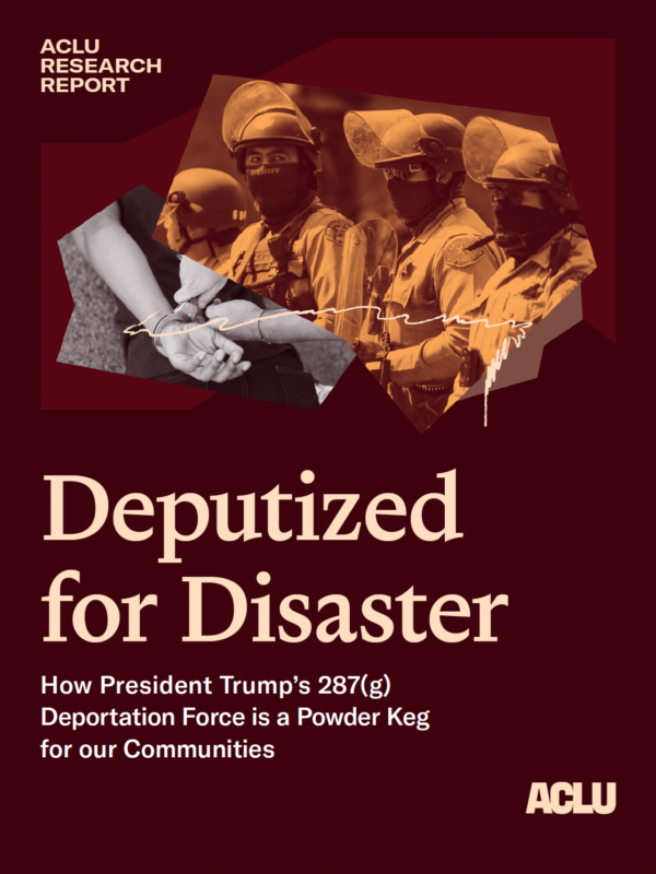 masked police seen in red.