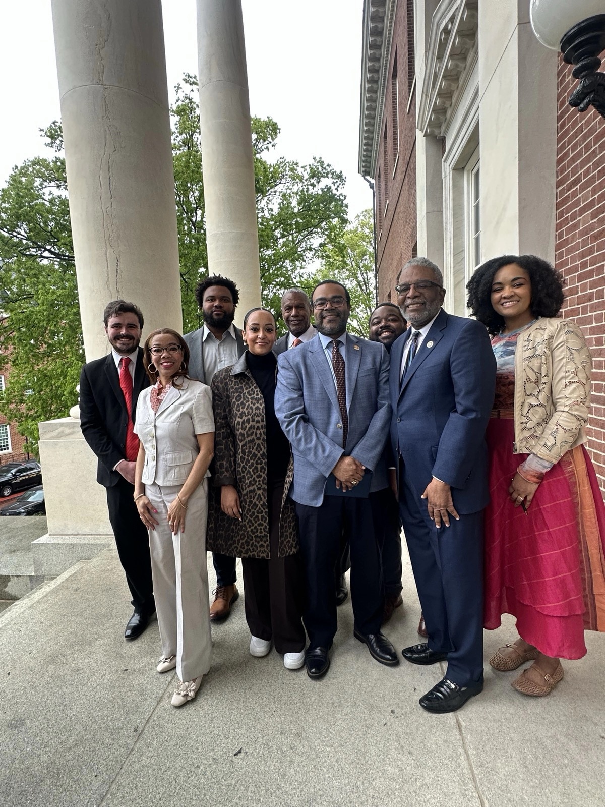 Group photo outside State House following MDVRA signing
