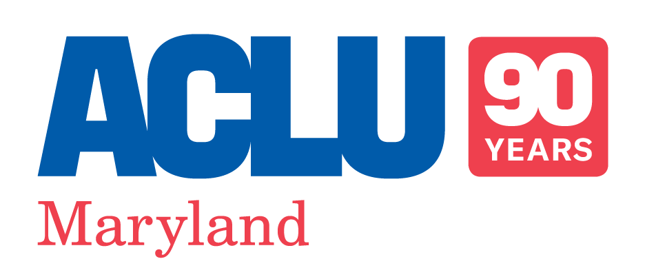 ACLU of Maryland 90 Years logo