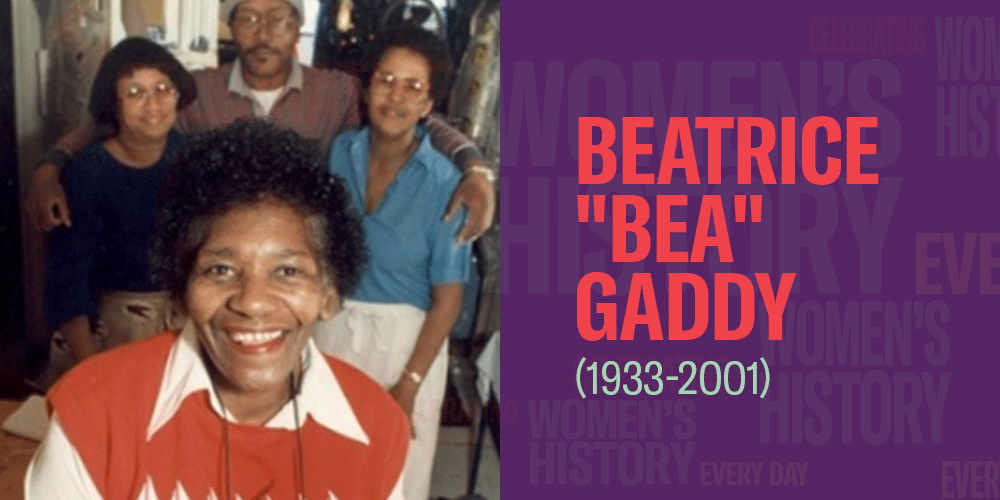 Beatrice "Bea" Gaddy (1933-2001)