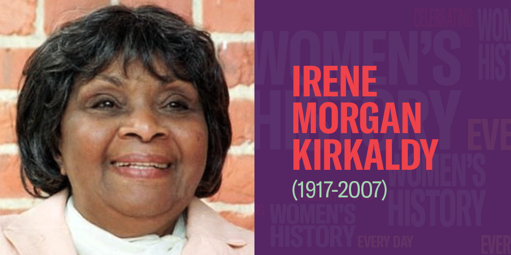 Irene Morgan Kirkaldy (1917-2007)