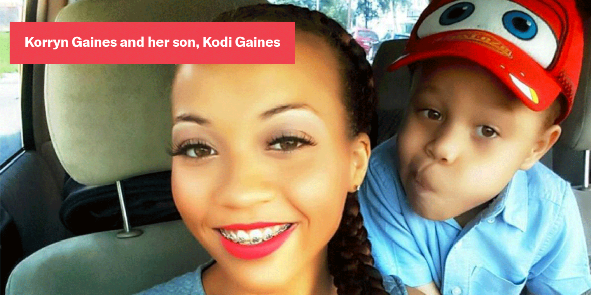 Korryn Gaines and her son, Kodi Gaines