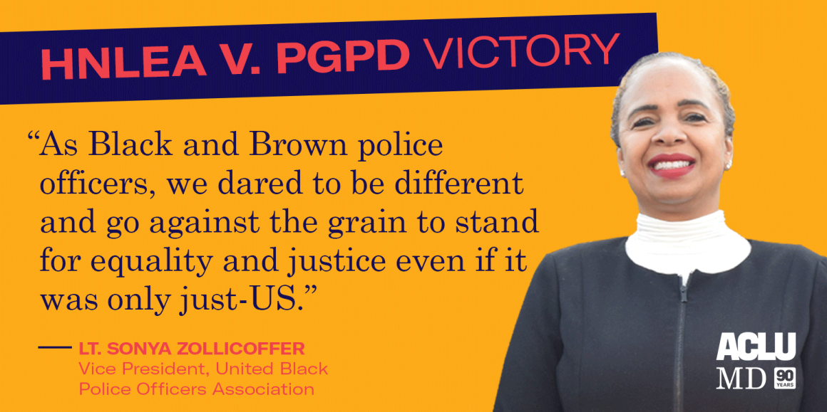 Sonya Zollicoffer said: “As Black and Brown police officers, we dared to be different and go against the grain to stand for equality and justice even if it was only just-US.”