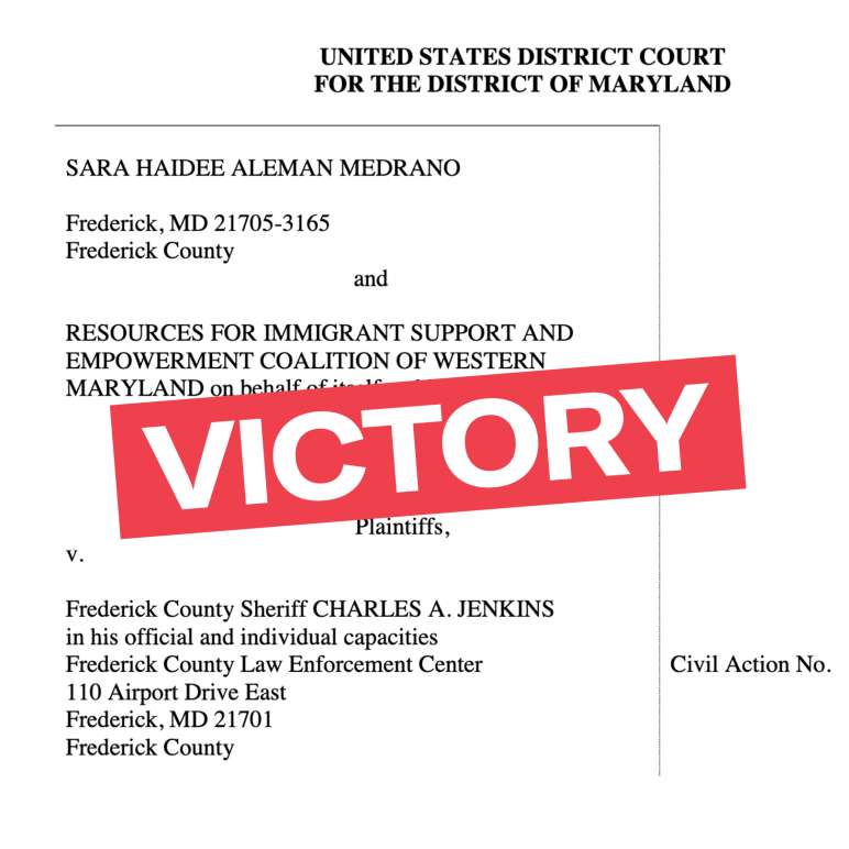 Medrano v Jenkins complaint filing with VICTORY stamp