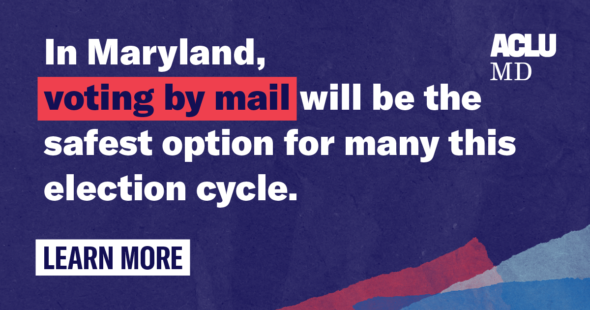 Voter Empowerment Aclu Of Maryland