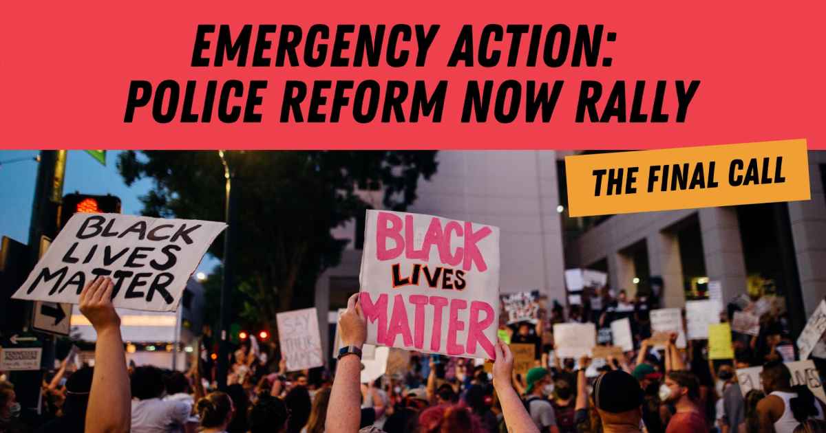 Emergency Action: Police Reform Now Rally ACLU of Maryland ACLU of