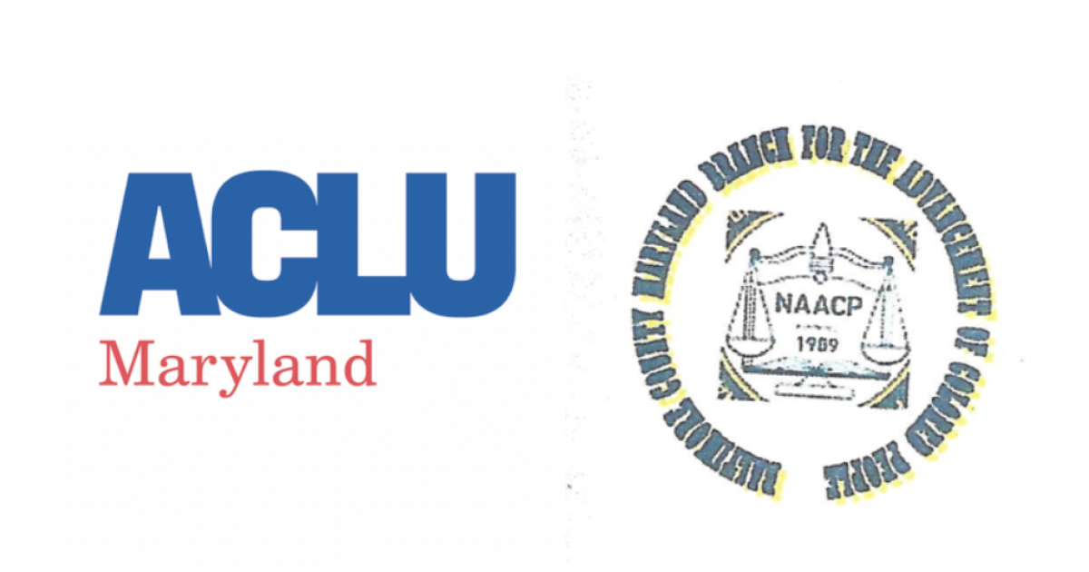Baltimore County NAACP, ACLU of Maryland Voice Concerns About Unlawful