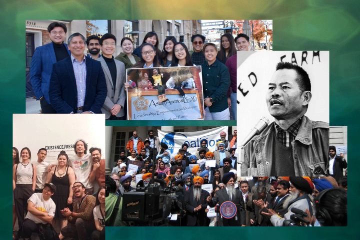 Collage of images of organizations and people who are featured in the "12 AAPI Advocates and Organizations You Need to Know" shoutout blog.