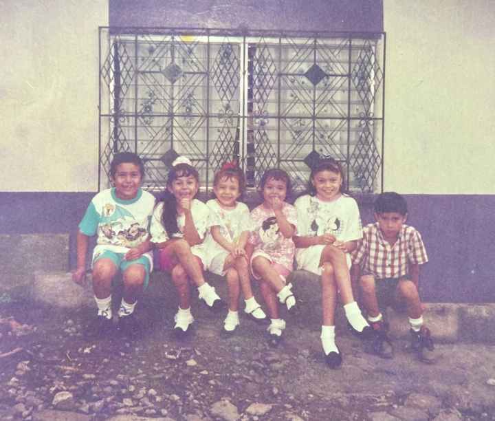Lorena Diaz and her cousins.