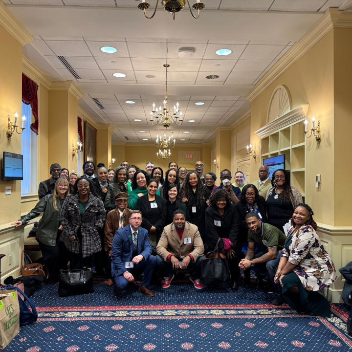 Group of Second Look advocates in the halls of Maryland Congress
