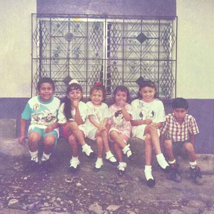 Lorena Diaz and her cousins.